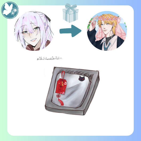 OMTK_Community's tweet photo. [GIFT DRAW] : ประกาศการจับฉลากของขวัญ

@OMTK_zenyama ได้รับของขวัญของจาก @Reika_OMTK 

#OMTKgift https://t.co/Vn8bTR1A2Y