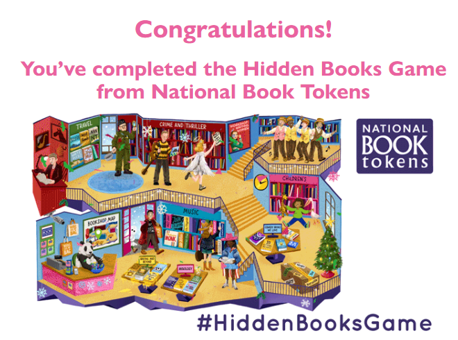 Annnnd relax, quicker than last year. Damn you barbershop quarter, never even heard of that one even after clues.
#HiddenBooksGame
#NationalBookTokens