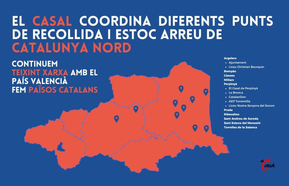 CasalsiAteneus's tweet photo. Notícia d'ahir a France3 sobre la tasca de les companyes del @casalperpinya 

Per la seva connexió amb la resta dels Països Catalans, es van convertir des de l'inici en el punt de referència de la solidaritat amb les comarques de l'Horta Sud i la Ribera!💪🏽

 #SomPaïsosCatalans https://t.co/lZvbTcQWwD