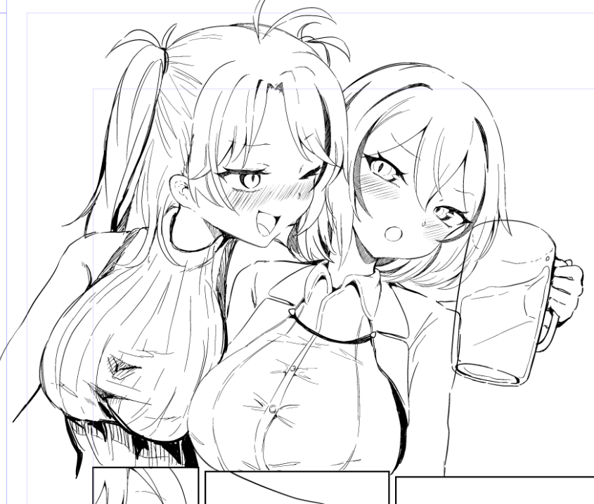 オイゲンに絡まれるローン 