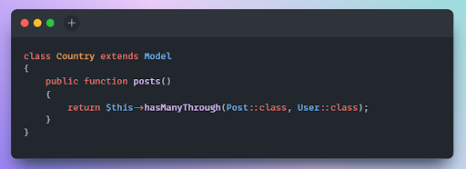 thelarrybarker's tweet photo. #Laravel tip:

Use Eloquent’s ‘HasManyThrough’ for Complex Relationships.

In complex applications, you may need to retrieve data through intermediary models. Laravel’s HasManyThrough relationship makes it easy to define and query such data.

Set up a HasManyThrough relationship: https://t.co/6nFgvo7gll