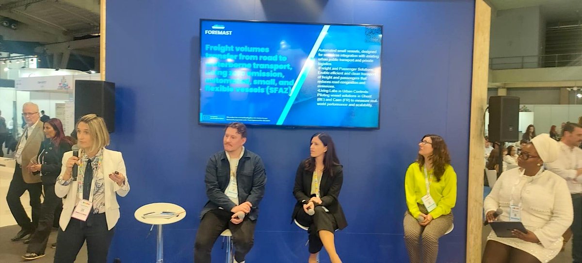 FOREMAST joined the Smart City Expo panel on Multimodal Mobility, represented by Jeanett Bolther. 

Together with SYNCHROMODE, DISCO, SPINE, and CLEVER, we explored solutions for synchronized, sustainable urban transport.  

Read more: foremast.eu/foremast-joins…