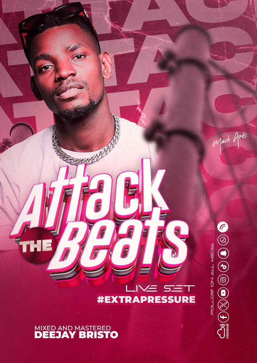 djbristo's tweet photo. Yes! 🙂🙂🙂
We Attacked The Beats🔥💥
It's a Live Set Featuring Yo Favorite Dj @djbristo
#ExtraPressure https://t.co/kCp8YPQpoV