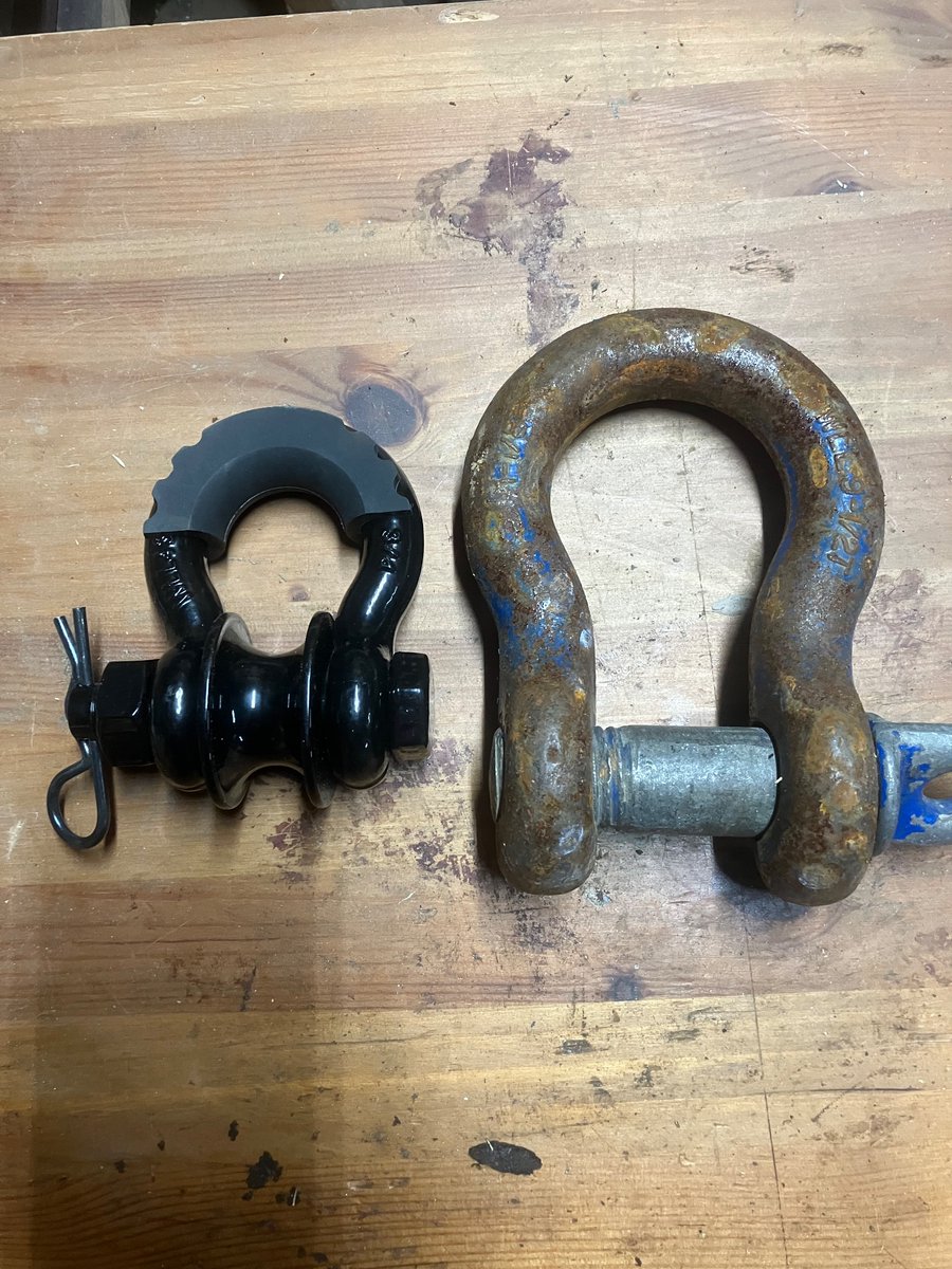 Handy tools to have when handling ropes, chains, trucks, and trees🤠🌲KBC DR work!!