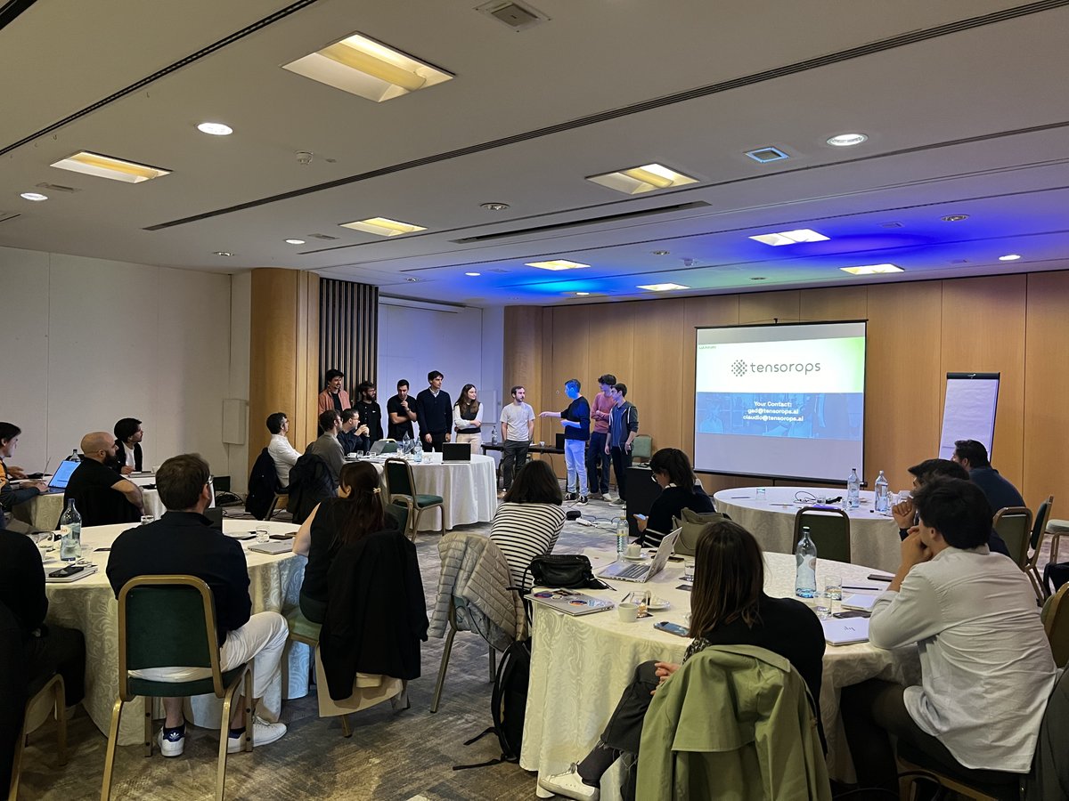 tensoropsai's tweet image. We were honored to present to the @awscloud South Europe Team how TensorOps scales AI 🤖
workloads and delivers value for customers. It was inspiring to connect with such a talented team as they made the most of #WebSummit week to visit Lisbon for a refresher.

#GenAI
