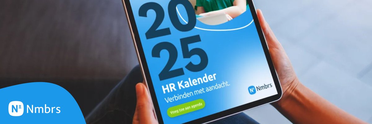 Nmbrs 2025 HR Kalender: alle belangrijke data en HR-inhakers overzichtelijk in één planner dlvr.it/TG9vpP