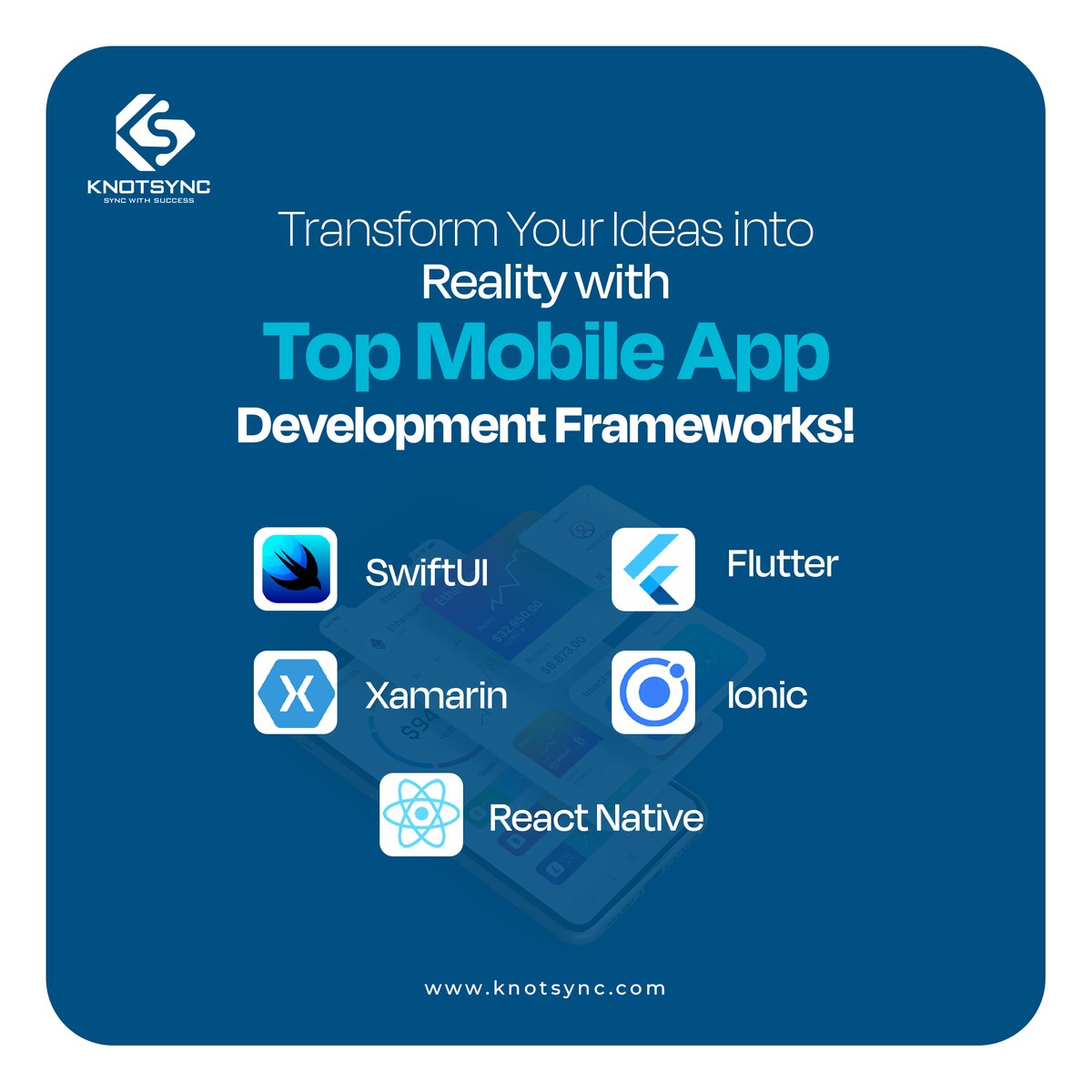 Knotsync's tweet image. Elevate your app’s design and performance

Ready to bring your app ideas to life? Contact us today to get started!
info@knotsync.com

#knotsync #AppDevelopment #CrossPlatformApps #Xamarin #AppPerformance #TechInnovation #MobileDevelopment #MobileTech