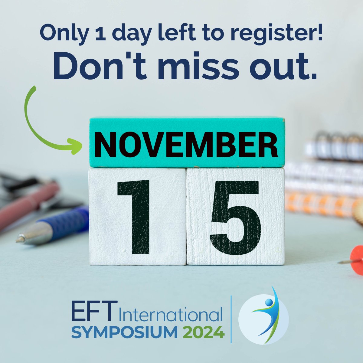 ⏰ Last Chance to Register! ⏰
Don't miss out on this unprecedented line up of speakers at the EFT International Symposium on Sat 16th Nov 2024.
Join us for this transformative event and connect with EFT practitioners committed to making a difference.  bit.ly/4gZs8yZ
