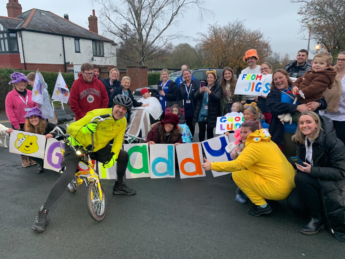 Really great to be able to cheer Paddy on as he passed our driveway yesterday. Thank you @PaddyMcGuiness for stopping to say hello to the kids and well done to the team for pulling together to give Paddy a much needed boost! #childreninneed2024 #PaddyUltra <a href="/BBCCiN/">BBC Children in Need</a>