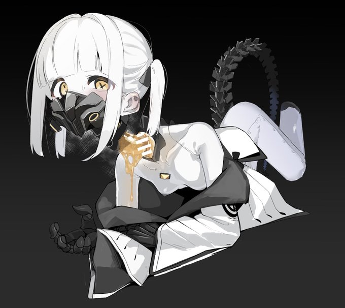 キノキングさんの首チンコ合同誌3に寄稿したアインちゃんの絵 