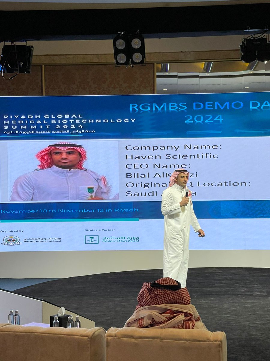 🌍 Haven Scientific at RGMBS 2024! 🌍

We are thrilled to share that Haven Scientific actively participated in the Riyadh Global Medical Biotechnology Summit (RGMBS 2024), held from November 10-12, 2024, in Riyadh.