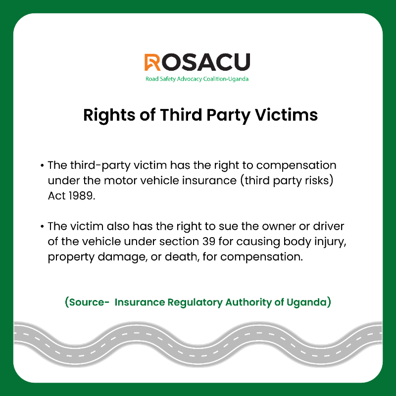 ROSACUg's tweet photo. Join @ROSACUg as we discuss “Hurdles and Pathways: Access to Insurance Compensation for Road Crash Victims”. Learn more about your right to 3rd Party Victim Compensation. https://t.co/Zc8eqrgOtg