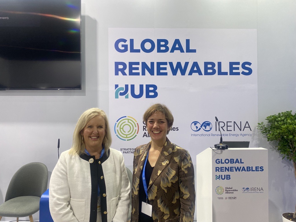 Walburga Hemetsberger (@solarwalburga) on Twitter photo It was a pleasure to connect with <a href="/HopperAbby/">Abby Hopper</a> from <a href="/SEIA/">Solar and Storage Industry</a> this morning at #COP29
Only together with our our global partners can we advance the #solar☀️ revolution & secure the financing needed to deliver #3xRenewables 🤝
#COP29Azerbaijan #SolarCanDeliver #NowDeliverChange It was a pleasure to connect with <a href="/HopperAbby/">Abby Hopper</a> from <a href="/SEIA/">Solar and Storage Industry</a> this morning at #COP29
Only together with our our global partners can we advance the #solar☀️ revolution & secure the financing needed to deliver #3xRenewables 🤝
#COP29Azerbaijan #SolarCanDeliver #NowDeliverChange
