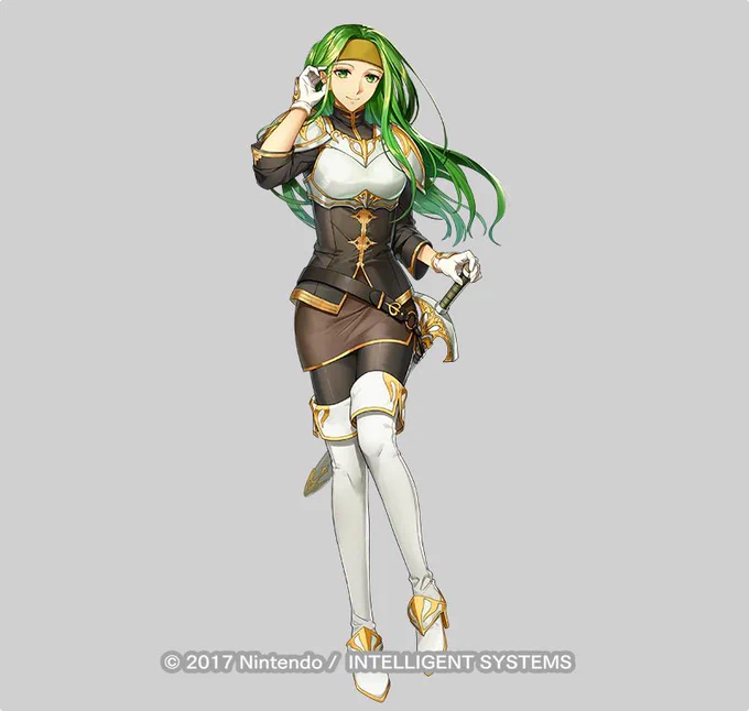 【ファイアーエムブレム ヒーローズ】では『ドーマの魔女 マーラ』『秀麗の緑翼 シレーネ』も担当させていただきました 