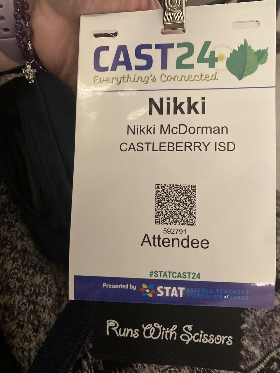 So excited for a new year with #STATCAST24! <a href="/MarceyCogar/">Marcey Cogar</a> and I are ready to learn! (And don’t worry- there will be no running with scissors in a science lab 🤣) #castleberryisd