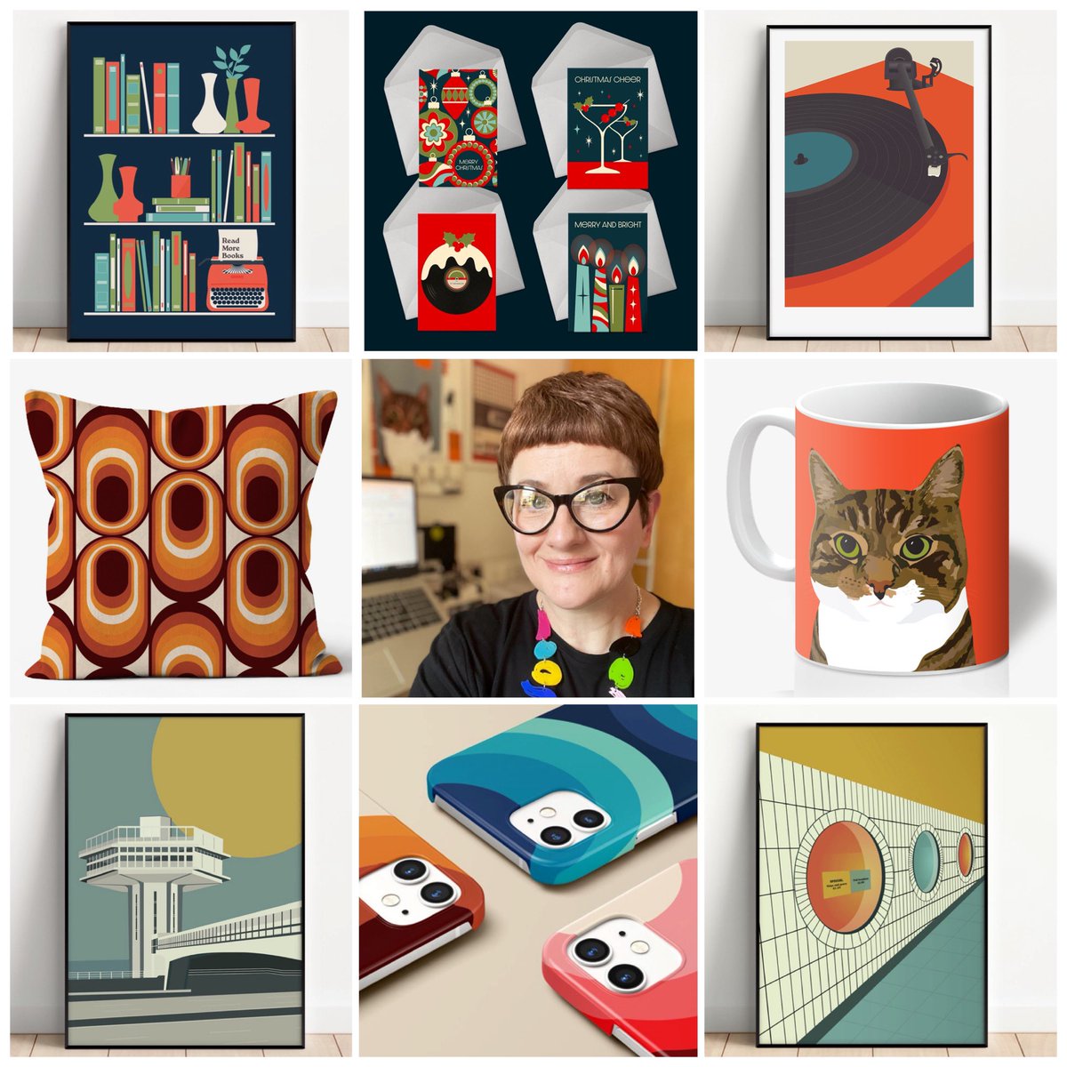 What the husband @MJowen174 says is true. 
It’s been a bit quiet in my shop lately. 
If you’re looking for #Christmas cards and gifts please have a look at my website.
gailmyerscough.co.uk
A retweet would be lovely too.