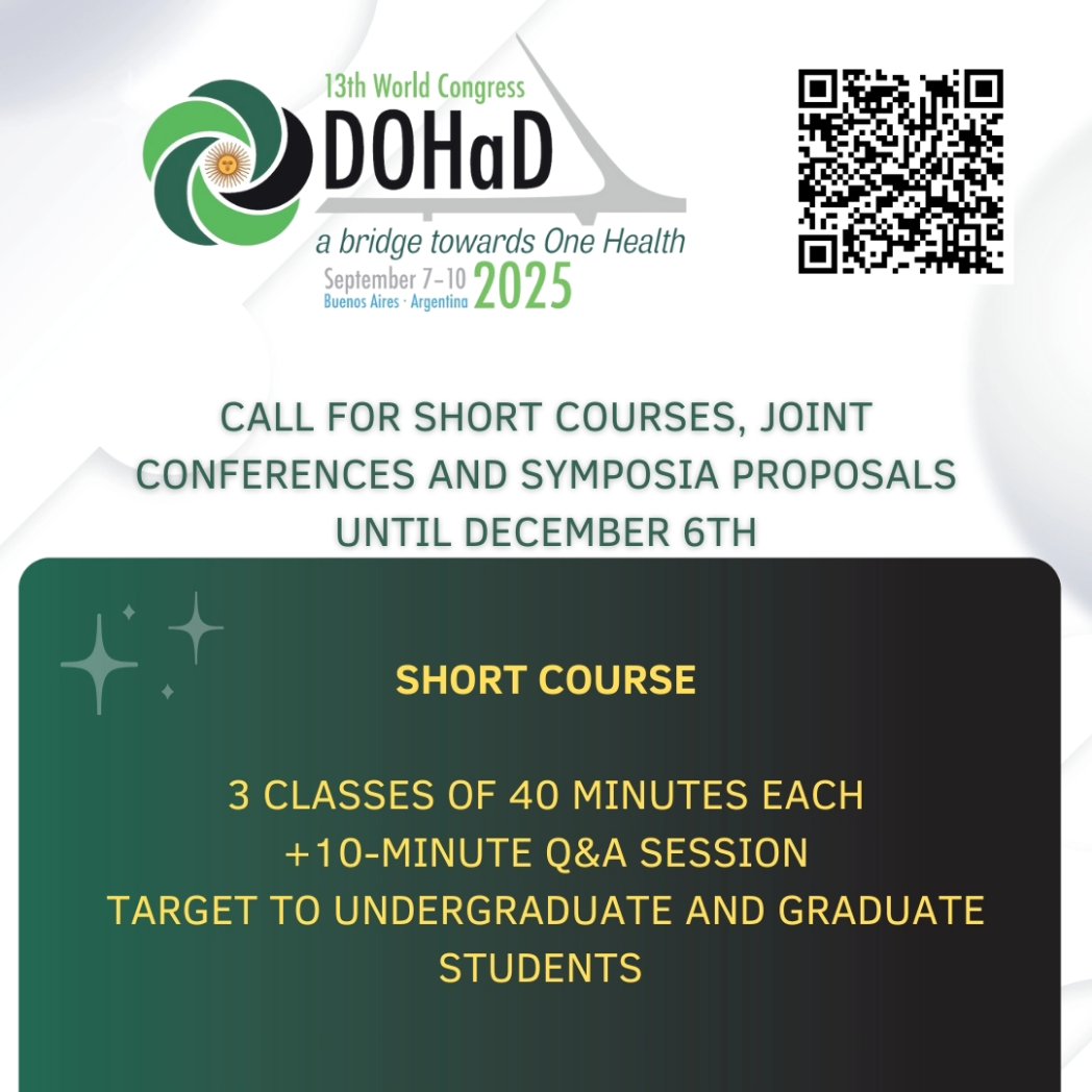 Latin American DOHaD Regional Society (@la_dohad) on Twitter photo Dear DOHaDers!!! We're waiting for your proposals for symposia, joint conferences, and short courses. <a href="/DOHaD_Society/">International DOHaD Society</a> <a href="/DOHaDChile/">DOHaDChile</a> <a href="/BrasilDohad/">DOHaD Brasil</a> <a href="/DOHaD_Colombia/">DOHaDColombia</a> <a href="/DOHaD_AR/">DOHaD Argentina</a> <a href="/EuropeanDOHaD/">European DOHaD Society</a> <a href="/USDOHaD/">US DOHaD</a> <a href="/Dohadcanada/">DOHaD CANADA</a> <a href="/DOHaDAfrica/">DOHaDAfrica</a> Dear DOHaDers!!! We're waiting for your proposals for symposia, joint conferences, and short courses. <a href="/DOHaD_Society/">International DOHaD Society</a> <a href="/DOHaDChile/">DOHaDChile</a> <a href="/BrasilDohad/">DOHaD Brasil</a> <a href="/DOHaD_Colombia/">DOHaDColombia</a> <a href="/DOHaD_AR/">DOHaD Argentina</a> <a href="/EuropeanDOHaD/">European DOHaD Society</a> <a href="/USDOHaD/">US DOHaD</a> <a href="/Dohadcanada/">DOHaD CANADA</a> <a href="/DOHaDAfrica/">DOHaDAfrica</a>
