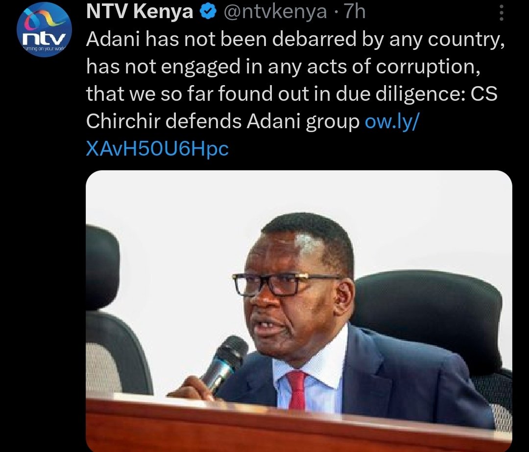 I don't even know what to say to CS Chirchir. 

I am lost for words!