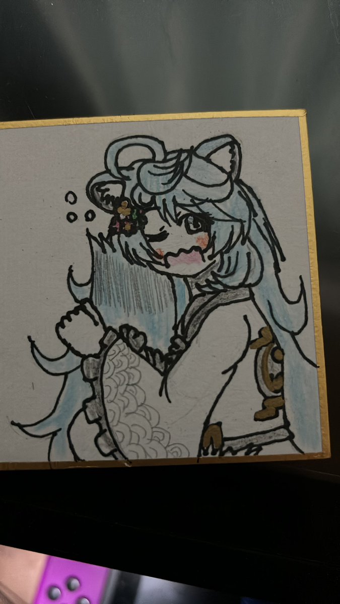 「誰かこのポーズのねぐせさんを描いてぇ!絶対可愛いと思うのー!(他力本願 」|ぽかhiイネザメ🌾🐑🍚🌌👑🐬🛌🦉📕(✪ゴエルッソ)✨のイラスト