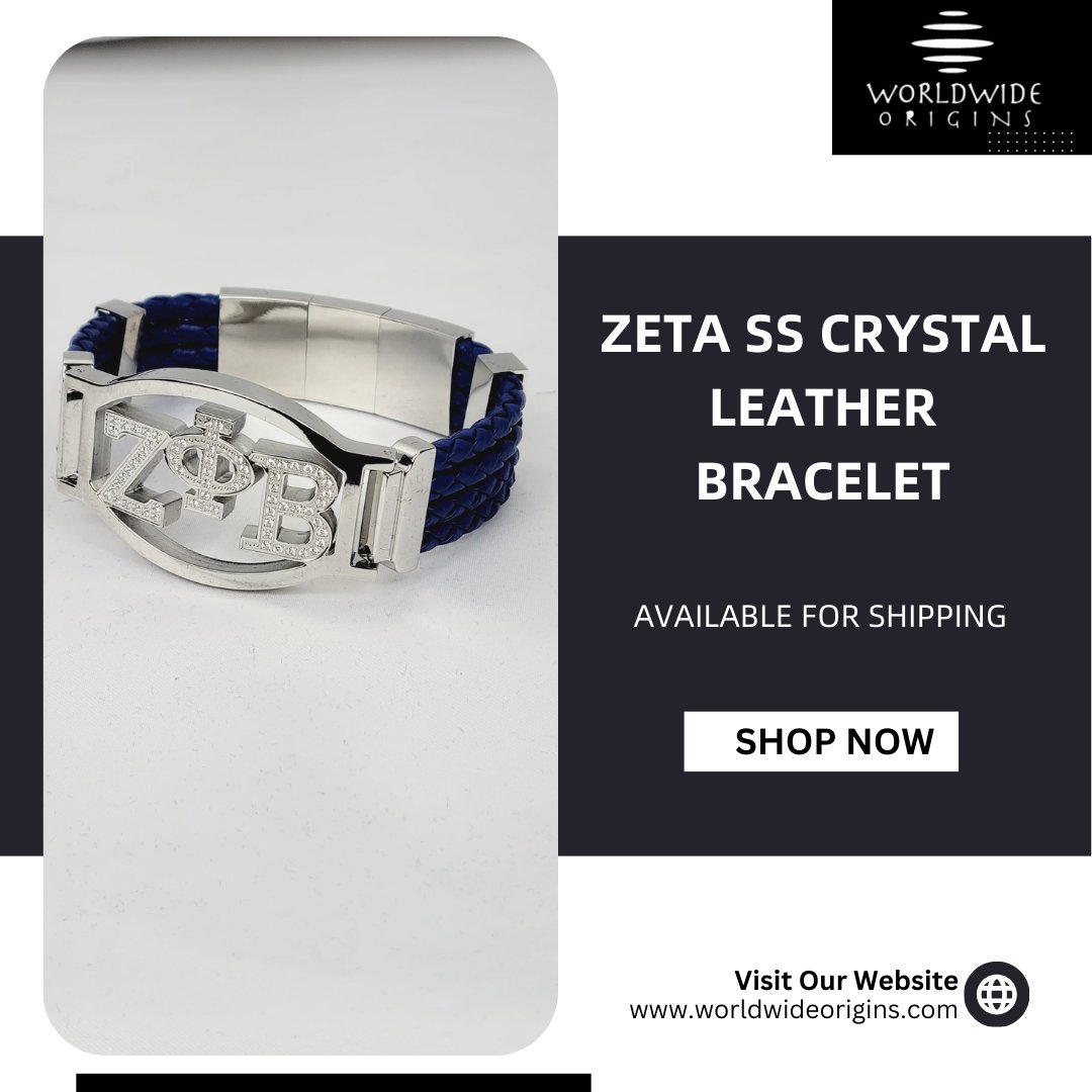 WorldwideOrigi1's tweet photo. This stunning accessory combines elegance and strength. It features high-quality leather and sparkling crystals. Perfect for Zeta sisters who love to shine!

Shop Today -
https://t.co/FrEhAxe67f
.
.
#ZetaStyle #LeatherAndCrystal #WorldwideOrigins #AccessorizeWithZeta #ZetaLove https://t.co/TP5shZ0IDo