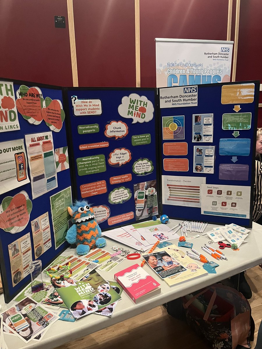 RDaSH_CAMHS's tweet photo. Networking and celebrating partnerships at the North Lincs Parent Carers (SEND) conference! #northlincsCAMHS #NorthLincsWMIM #northlincsID-CAMHS https://t.co/ITL0p14e35