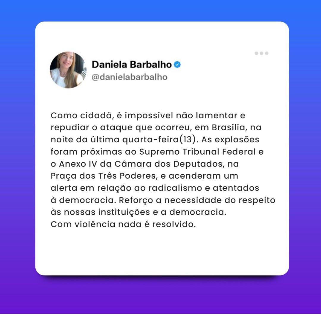 Daniela Barbalho tweet media