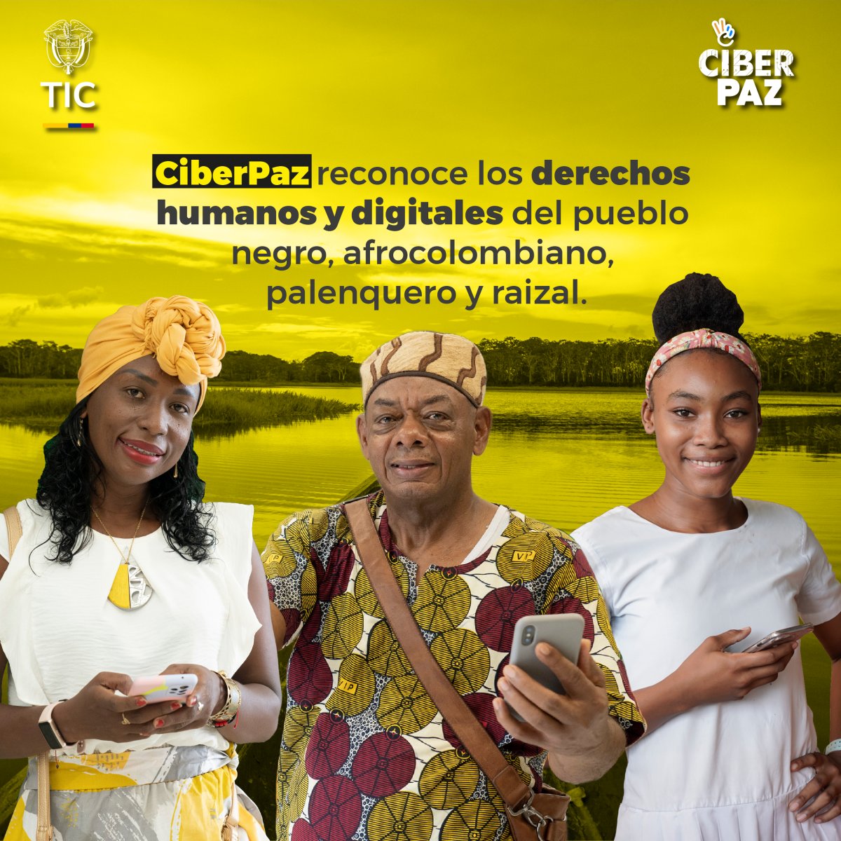 CanalTreceCO's tweet photo. 🌍🇨🇴✨ Con #CiberPaz celebramos la #DiversidadÉtnicayCultural, te contamos como ha llevado el mensaje de la #PazDigital a los territorios de Colombia para promover una cultura digital basada en la inclusión y la diversidad en comunidades indígenas, poblaciones negras, afrocolombianas, raizales y palenqueras.
#DiversidadCultural