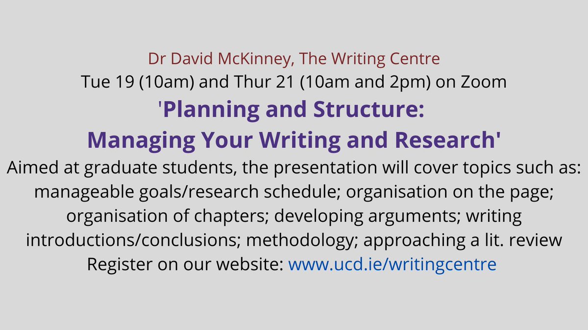 UCD Writing Centre tweet media