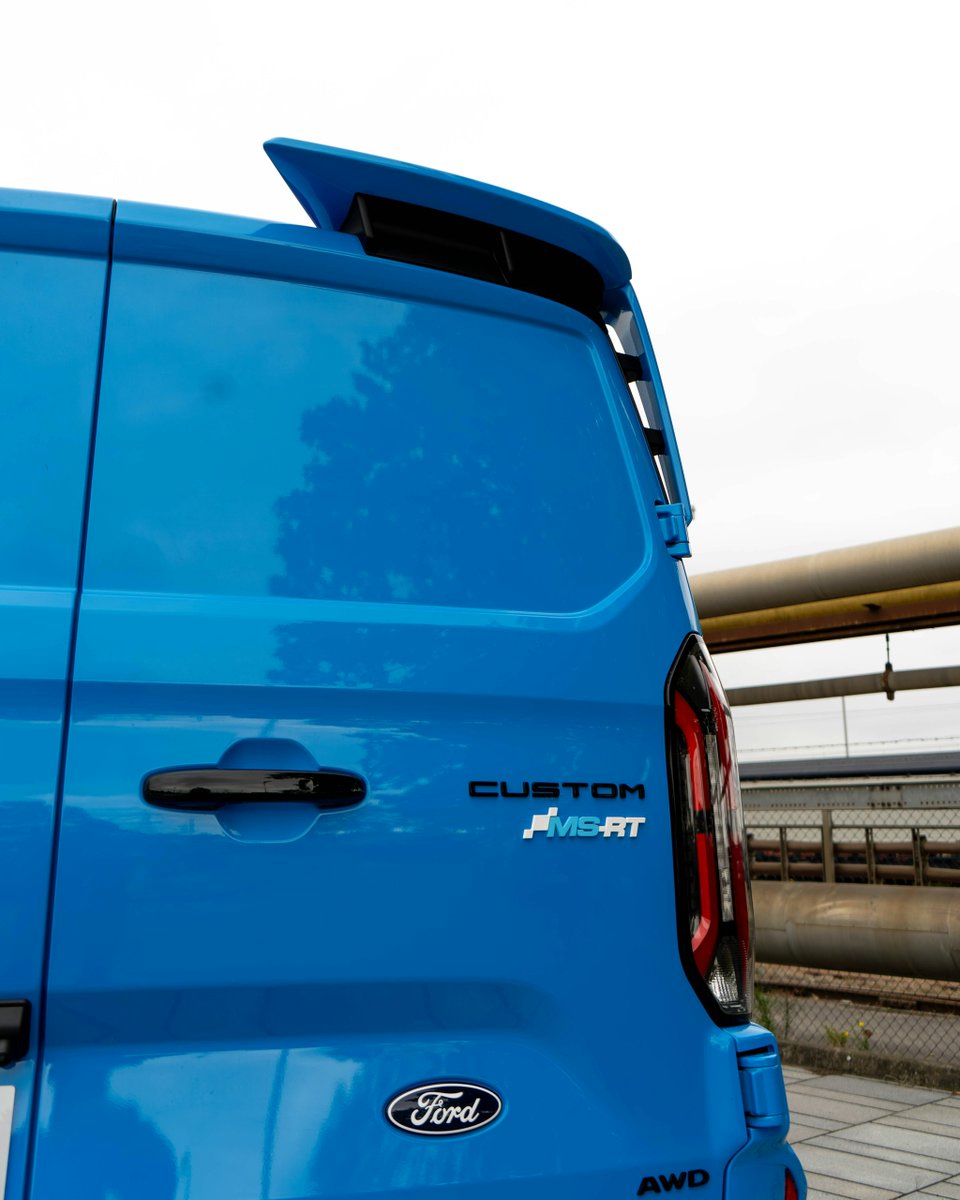 MSRTRoadtech's tweet photo. Bold and exclusive 💎 

Fast Blue, only available on MS-RT models.

#Ford #MSRT #TransitCustom #FastBlue https://t.co/eqeIuDcZrz