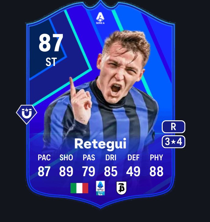 FutSheriff's tweet image. Retegui POTM SBC is live now!🔥
#FC25