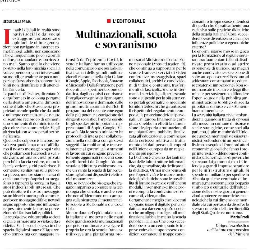 mariaprodi's tweet photo. Sovranisti inginocchiati davanti alla potenze finanziarie globali. Difendono i confini dai poveracci sui gommoni. Ma svendono il terreno simbolico la comunicazione, la libertà di pensiero e di parola. Permettono al monopolista spaziale di dirci di cacciare la nostra magistratura. https://t.co/dLpxT5QHVD