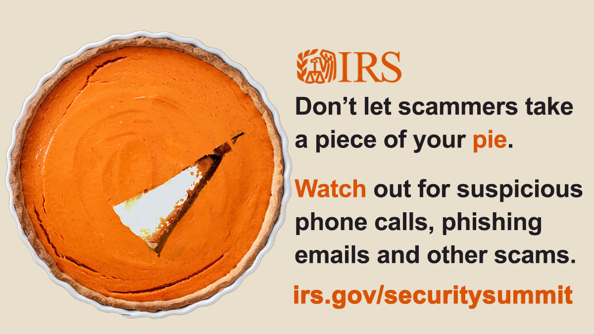 Are you familiar with phishing scams? Imposter emails and calls are the No. 1 way thieves steal personal data. For your #TaxSecurity, #IRS reminds you not to open suspicious links or attachments. irs.gov/phishing