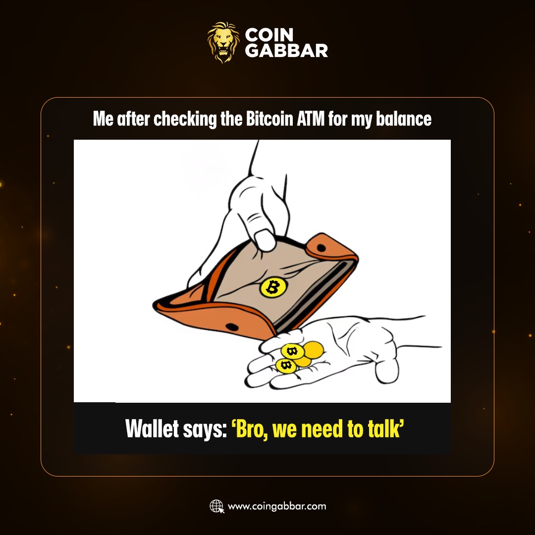 When the Bitcoin ATM gives you the cold truth about your balance.😅 [ Meme,  cryptomeme, funnymeme, Crypto, Cryptocurrency, Bitcoin, Bitcoin meme] #memes  #btc #btcmemes #cryptomemes #memesdaily #Memeseason #funnymemes  #bitcoinmemes #cryptocurrency ...