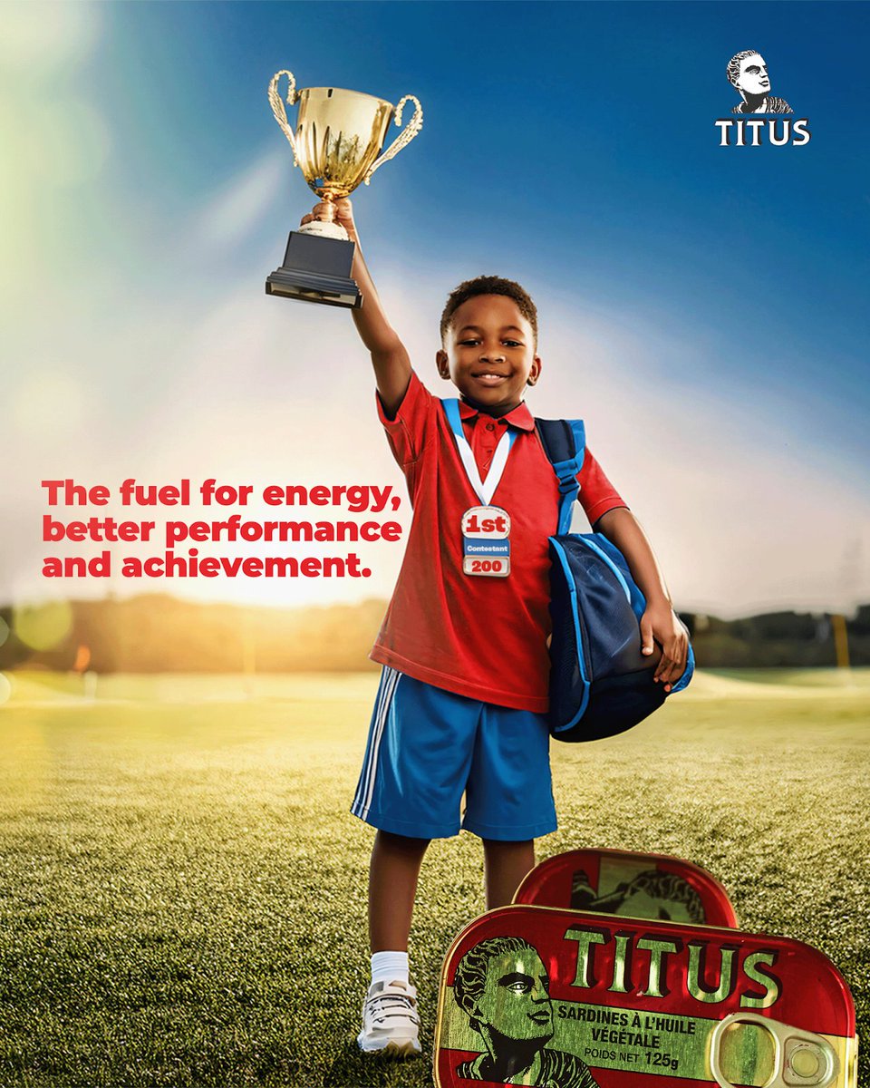 Titussardinesng's tweet photo. We all need support on the way to accomplishing our goals β€οΈ Trust the nutrient-rich quality of Titus Sardines to deliver extraordinary goodness, with every meal.
#FuelForGood
#ExtraordinaryInside https://t.co/FcFwkFx6Ml