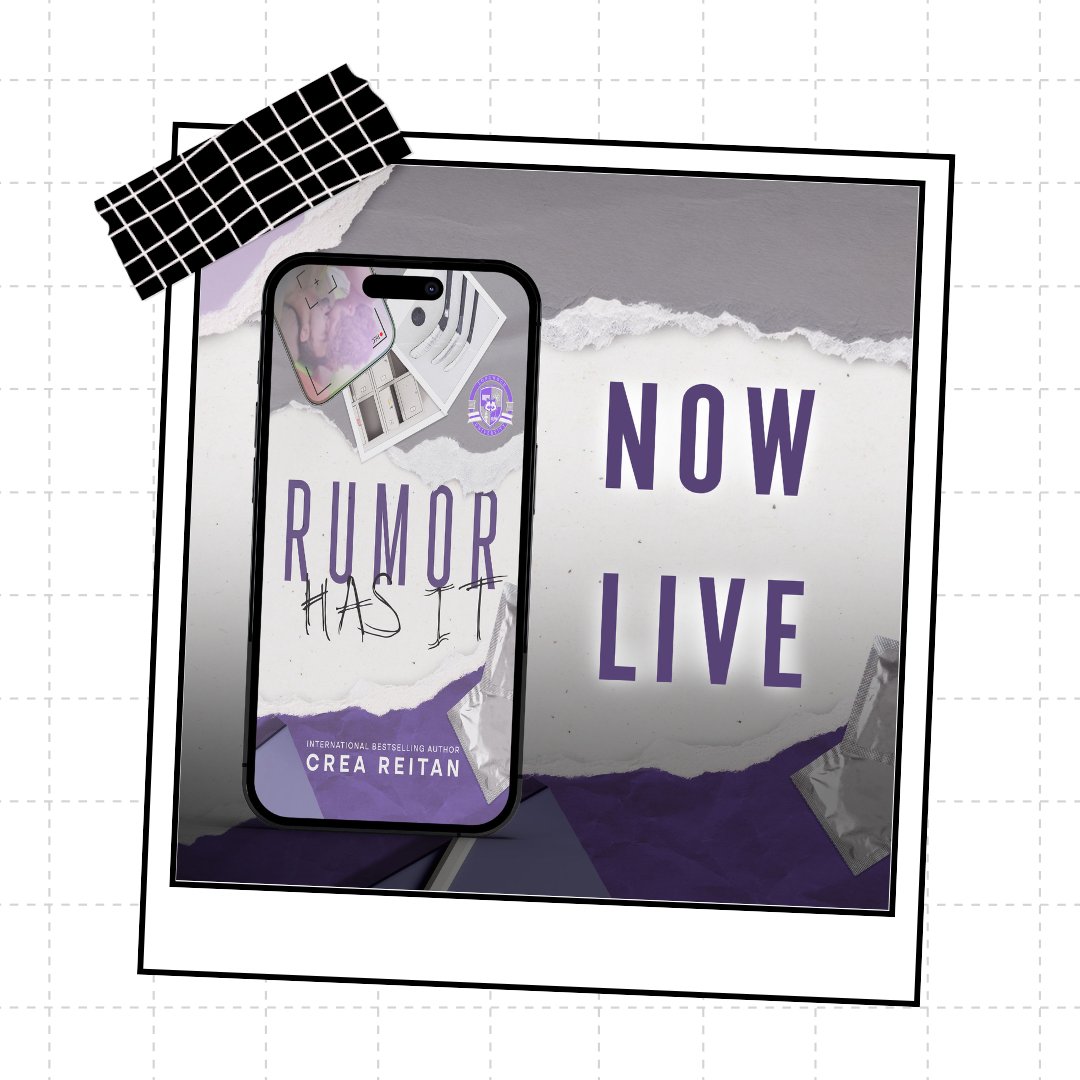 Are you ready to find out what Rumor Has It? Snag your copy of this new release from Crea Reitan today!

#OneClick: geni.us/rhievents

#College #BiAwakening #FriendswithBenefits #LowAngst