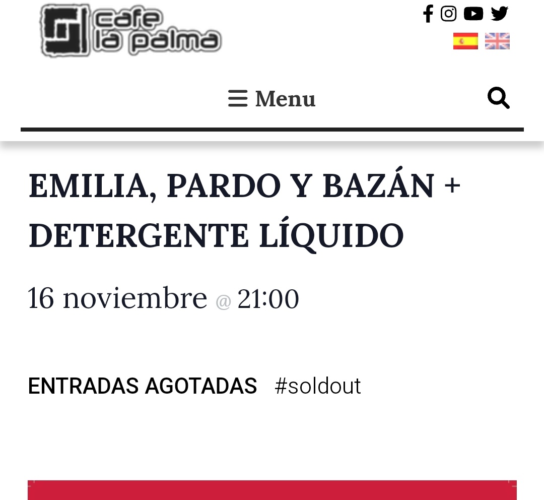 Sólo hemos tardado once años en hacer un "todo vendido". 
Un abrazo a todas las bandas de emergencia lenta.