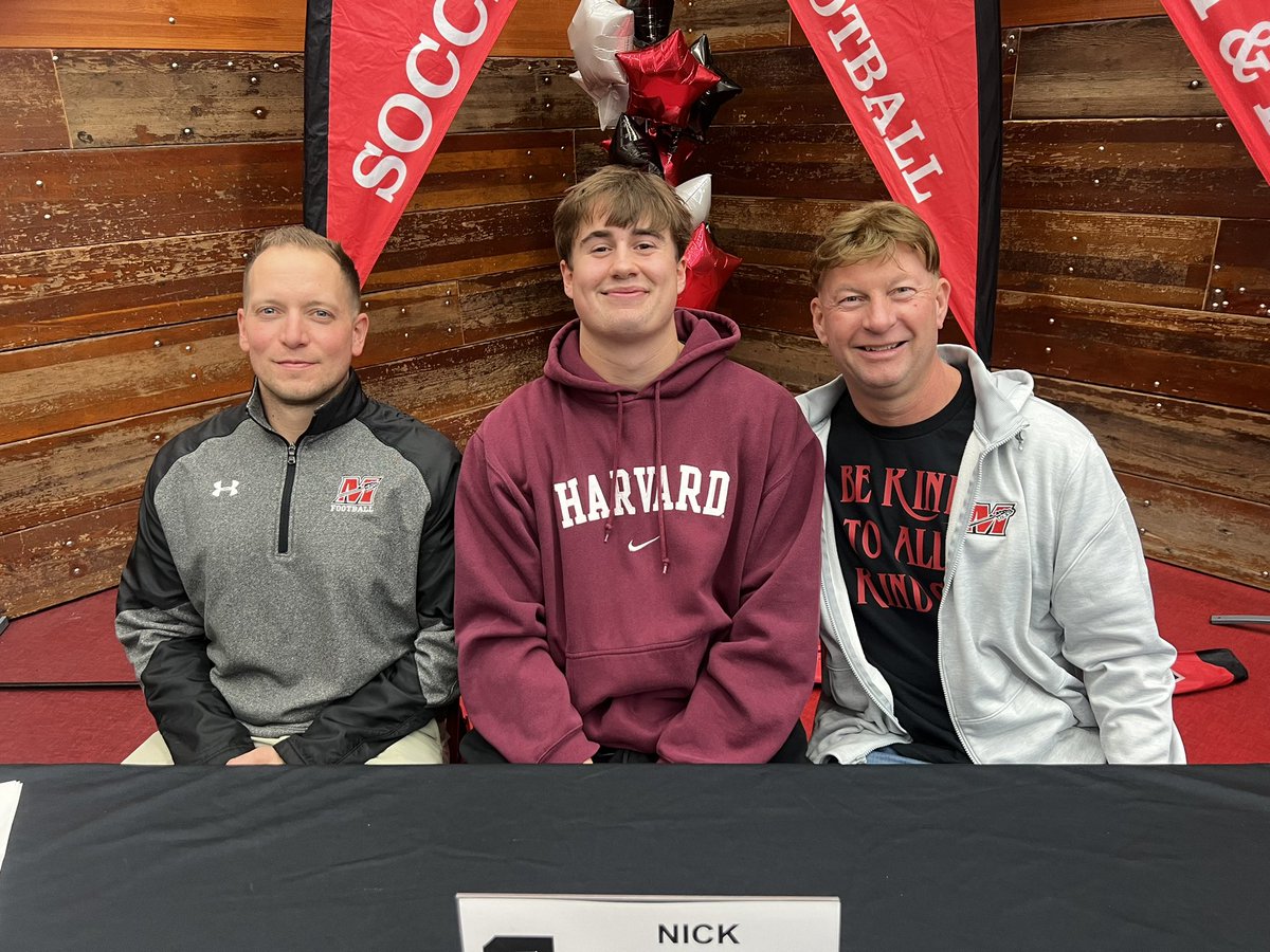 Muskego Football (@muskegohsfb) on Twitter photo What a special day yesterday as our guy <a href="/NickMccullough0/">Nicholas McCullough</a> made it official by signing on to continue his academic and athletic career at Harvard!! Only special people earn these opportunities. Please join us in congratulating Nick!! The best is yet to come!! #FamilyWarriors What a special day yesterday as our guy <a href="/NickMccullough0/">Nicholas McCullough</a> made it official by signing on to continue his academic and athletic career at Harvard!! Only special people earn these opportunities. Please join us in congratulating Nick!! The best is yet to come!! #FamilyWarriors
