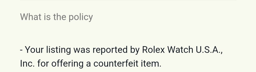 Bic (@bicbuck) on Twitter photo So I listed a bundle of yard sale watches on eBay, a few Guess, a Kenneth Cole, a very clearly fake Rolex.  I called the Rolex out for being a fake/replica.  The auction was at $5 and...  Like maybe calm down <a href="/ROLEX/">ROLEX</a> So I listed a bundle of yard sale watches on eBay, a few Guess, a Kenneth Cole, a very clearly fake Rolex.  I called the Rolex out for being a fake/replica.  The auction was at $5 and...  Like maybe calm down <a href="/ROLEX/">ROLEX</a>