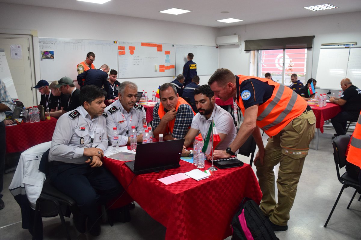 ocharomena's tweet photo. Happy to join the National Civil Protection and @Insarag in the international training TERE 2024 to support response to earthquakes in #Tunisia. 

By responding to disasters quickly and efficiently, we save lives and reduce damage.

#DisasterPreparedness
#InvestInHumanity https://t.co/2loPtbzHh1
