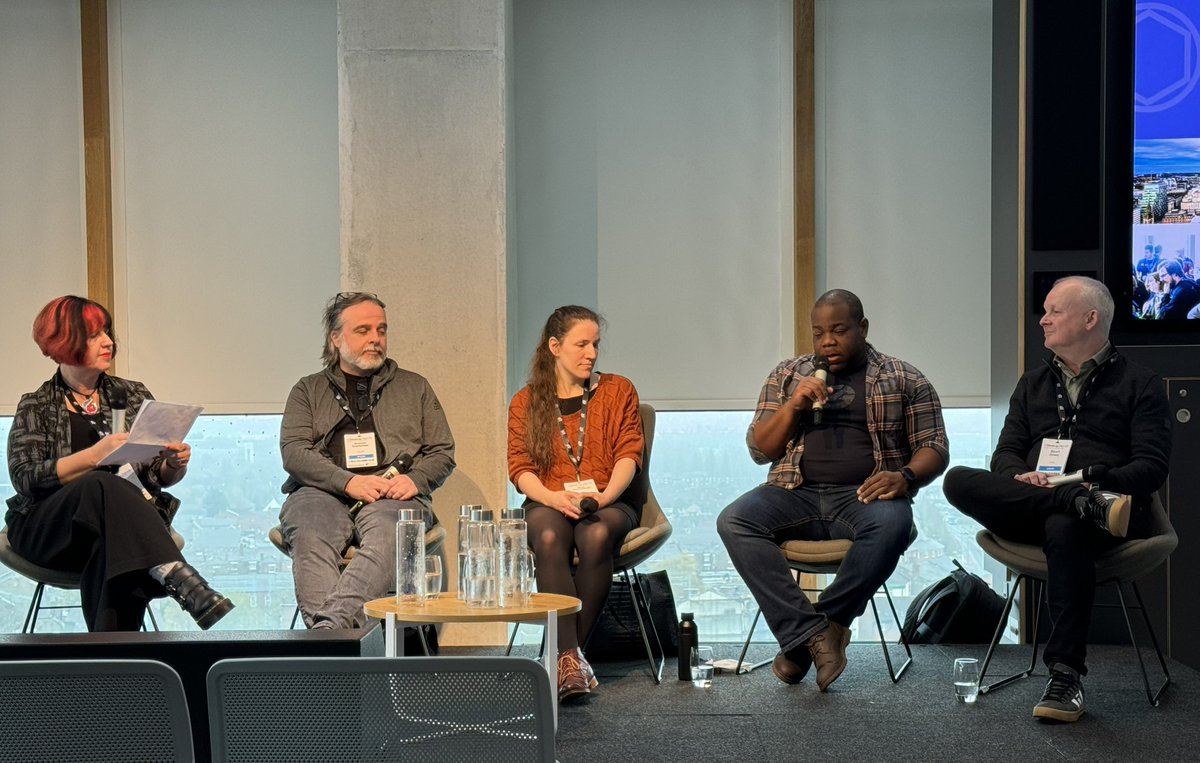 LocaliseMyGame's tweet image. Times might be turbulent, but there’s optimism about the future. Great panel session, and some food for thought, at @developconf with @Kid_Desimo @andrewcrawshaw Jackie Mulligan, Nina Roussakoff and Stuart Dinsey #developnorth