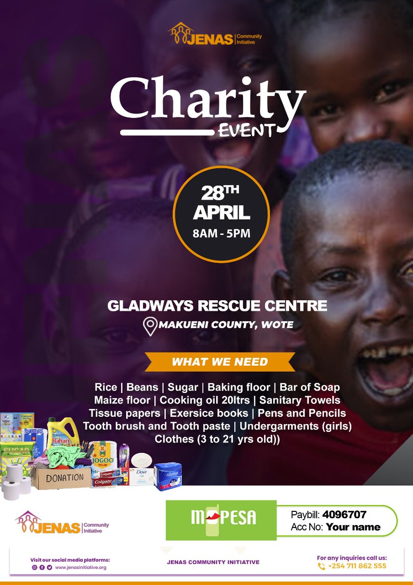 JerusaNyaboke's tweet image. Slide 1: Had a successful event in April.
Slide 2: Planning another event to celebrate an early Christmas 12th Dec. 
Feel free to join us and give donations 🙏
