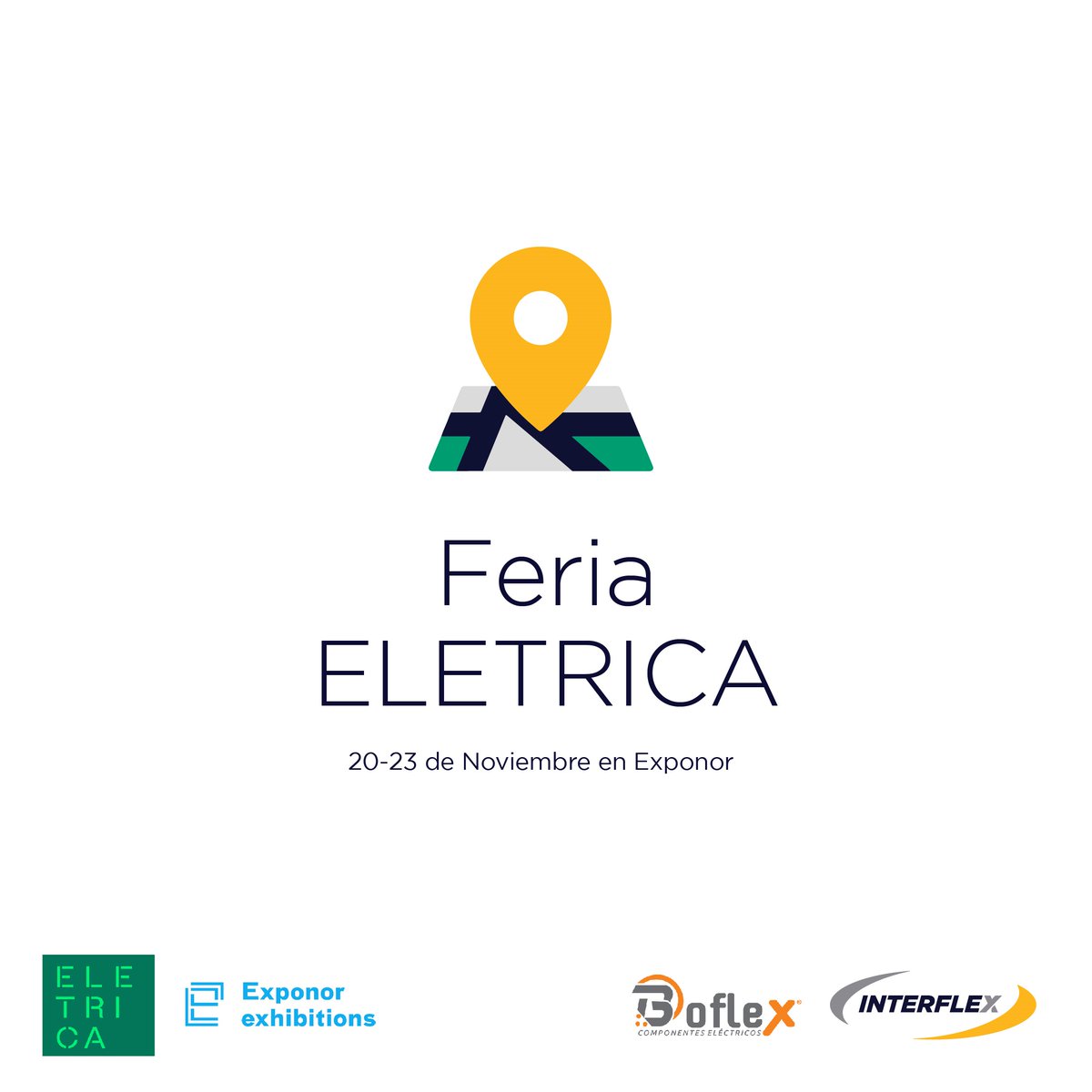 INTERFLEX_SL's tweet image. Nos complace anunciar que estaremos presentes junto a Boflex en la Feira ELÉCTRICA 2024, que se llevará a cabo del 20 al 23 de noviembre. 

📍Exponor - Feria Internacional de Porto (Portugal) Stand 28 Pavellón 8