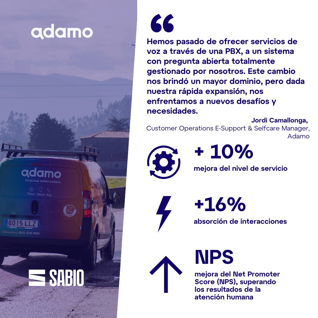 🚀 <a href="/adamo_es/">Adamo</a> eleva su transformación de la mano de la #automatización y la Inteligencia Artificial (#IA) 🚀

🔹 Mejora continua de la automatización
🔹 Expansión hacia proyectos más complejos

💡 Conoce el CASO DE ÉXITO de #Adamo:
go.sabiogroup.com/case-study-ada…