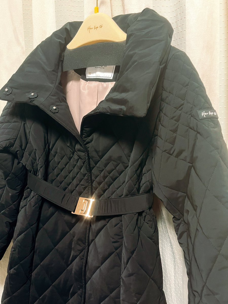 Madison Quilted Long Coat / S 届いた🥹！(全然映えてないw) 早速着て