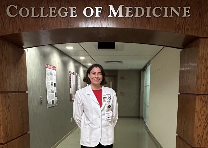 SwimmingWorld's tweet photo. Lily DeSpain's Journey to NCAA Woman of the Year Nominee: From Navy to Army, China to Arkansas, Student to Doctor - https://t.co/8F3jcZ3dKb https://t.co/sHPKomzx5M