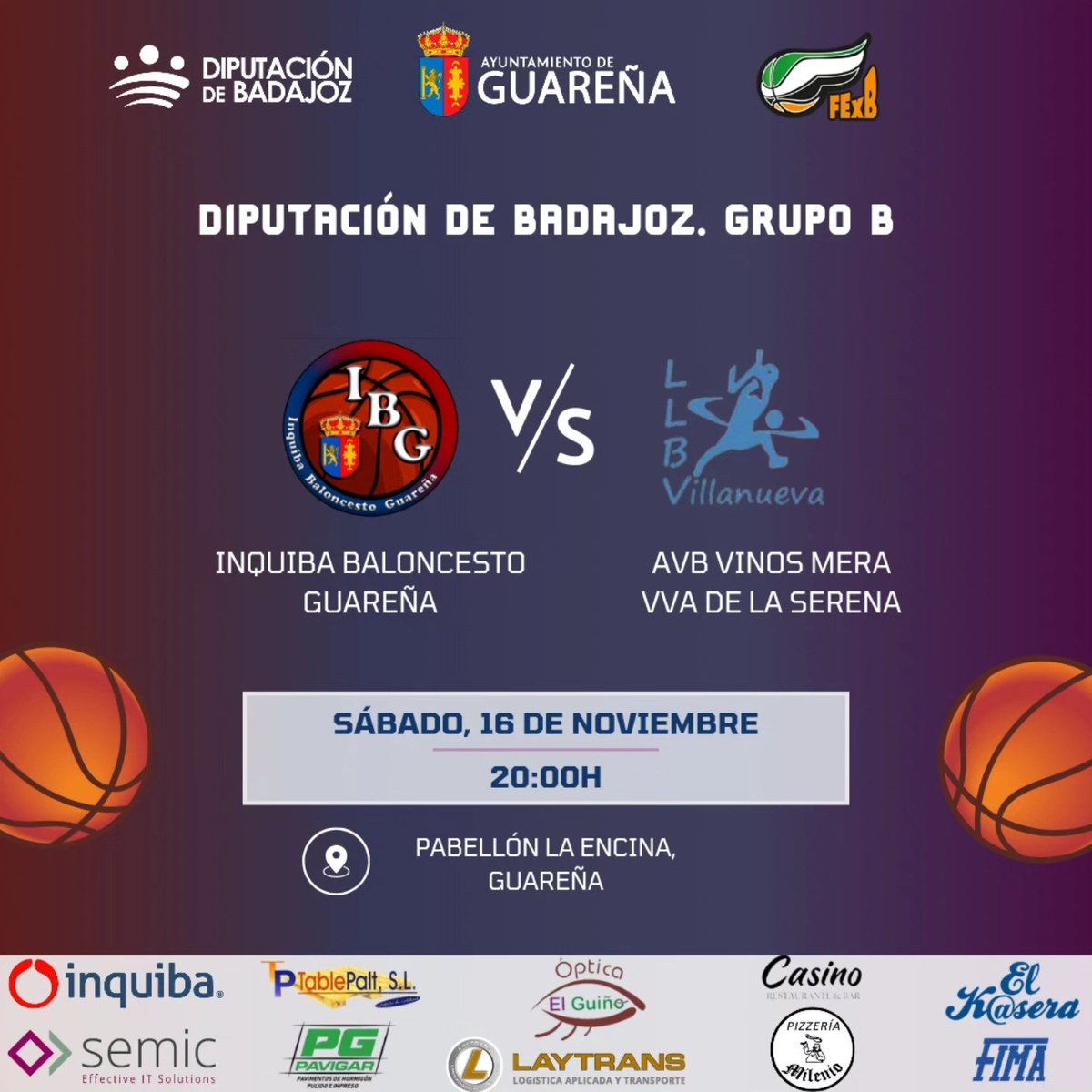 INQUIBA-Baloncesto Guareña tweet media