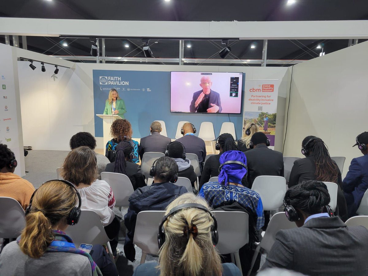Huge thanks to everyone who joined us at #COP29 today! 

The 'Inclusive Climate Justice For All' event co-hosted by <a href="/CBMuk/">CBM UK</a> &amp; @SCIAF explored how to build truly inclusive climate initiatives.

You can watch the full event online: lnkd.in/dG59fU8n

#InclusiveClimateAction
