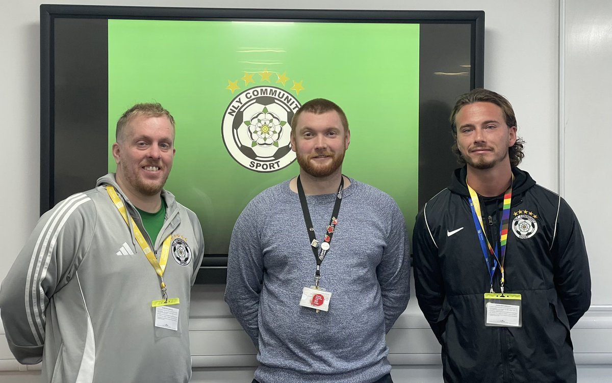 Connor and James deliver presentation at Barnsley College

Connor and James spent this morning at Barnsley College delivering a presentation on NLY to sport students as part of their industry week. 

Connor and James are pictured with Enterprise Team Leader Lee Perks.