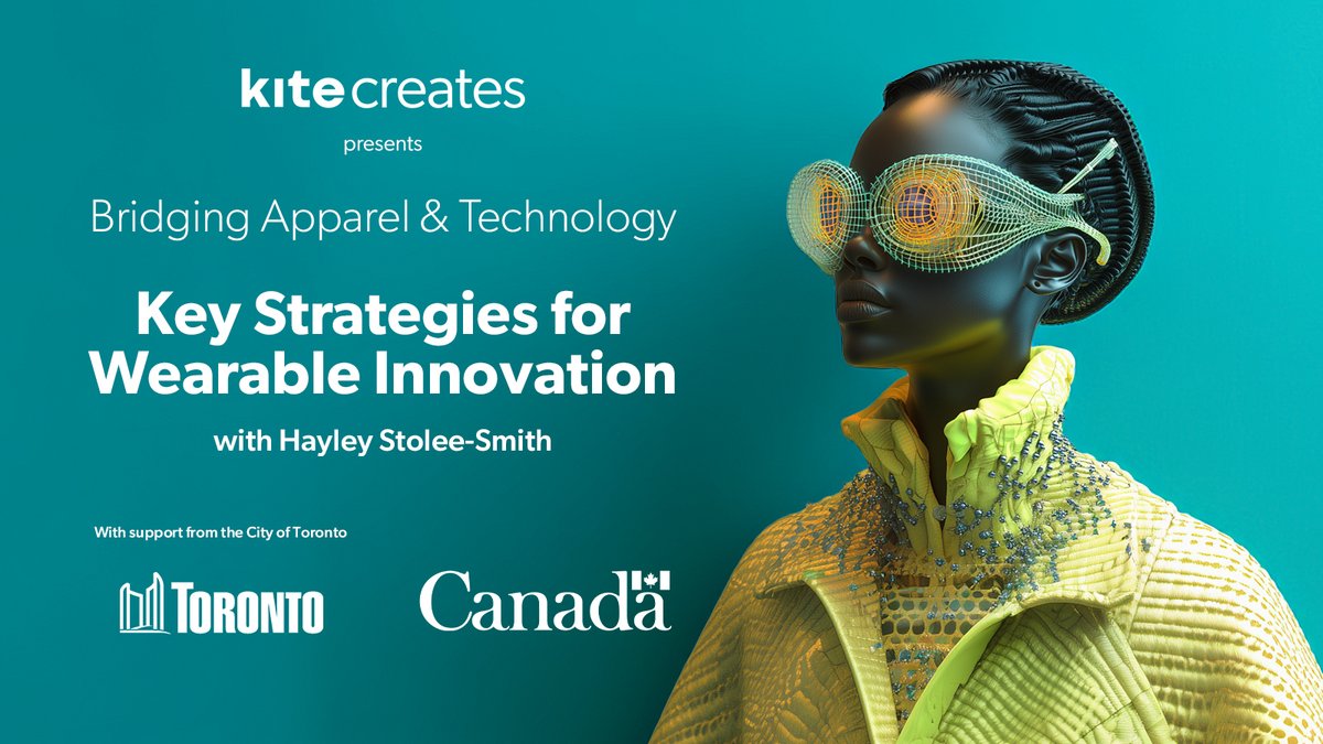 Hayley Stolee-Smith is leading the first workshop in our “Bridging Apparel and Technology" series on Nov. 21!

This three-part series explores the world of fashion tech.

She will discuss the unique challenges of designing wearable devices.

RVSP now: bit.ly/4hMwZUM