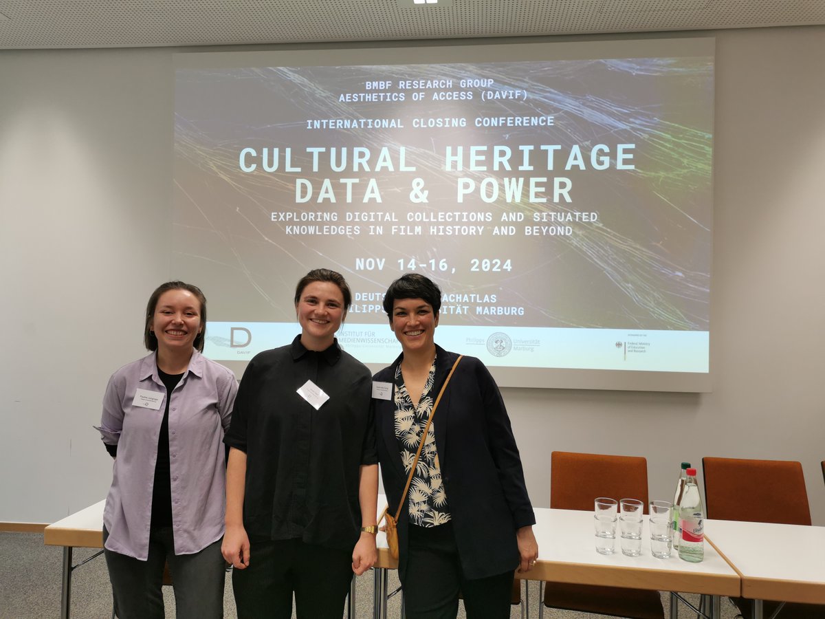 We are very proud &amp; happy to welcome over 70 participants from 10 countries to the beautiful city of Marburg this afternoon for our closing conference “Cultural Heritage Data &amp; Power”!

More info: uni-marburg.de/CaPWG1

#DH #DataFeminism #DigitalMethods #DataViz #WomenAndFilm